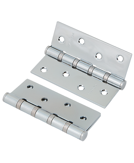 Универсальные врезные петли Петля врезная TANDOOR TD100-4S steel (100*75*2,5) CP 